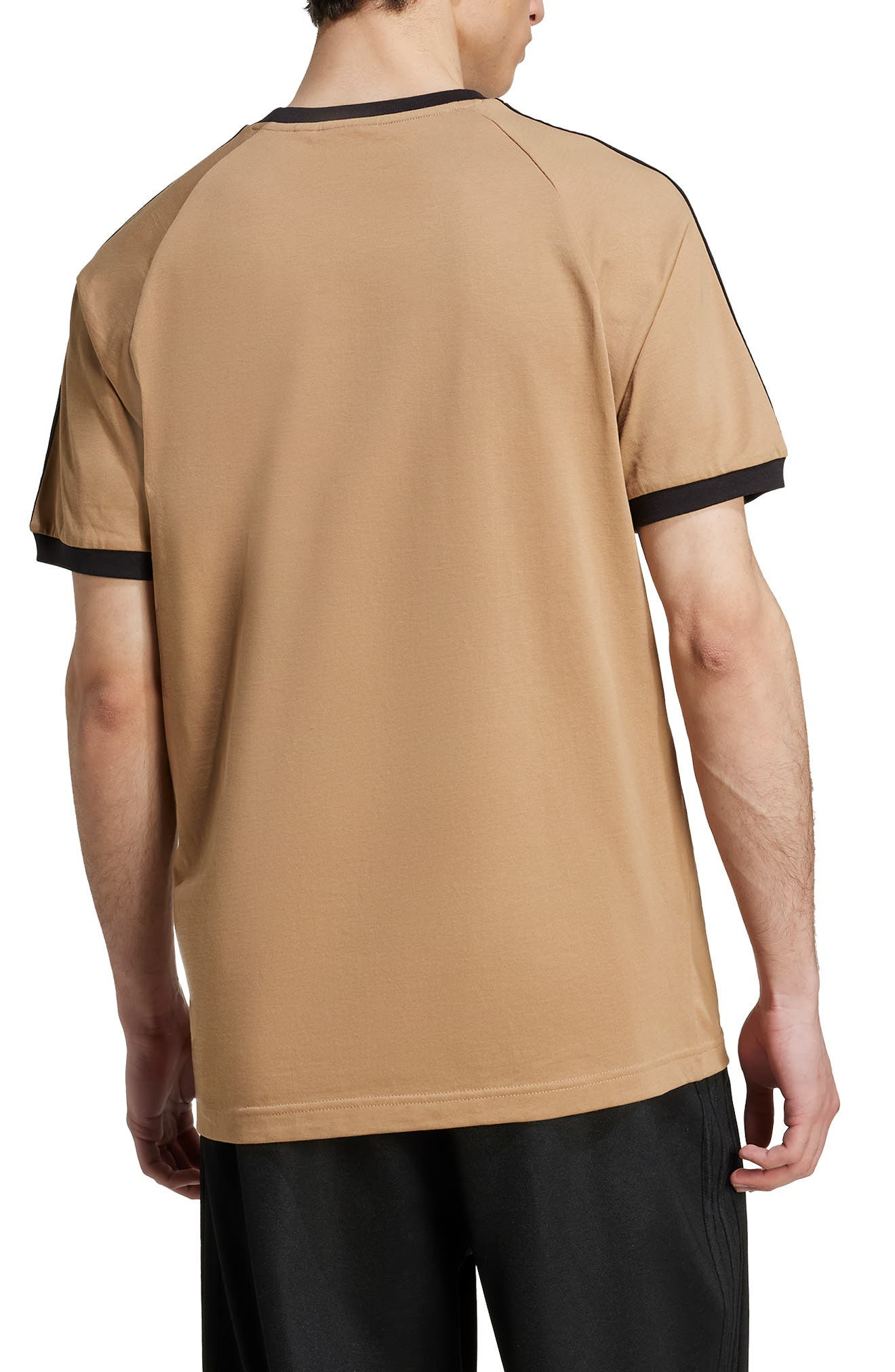 adidas Adicolor 3-Stripes T-Shirt in Cardboard/Black at Nordstrom - 2