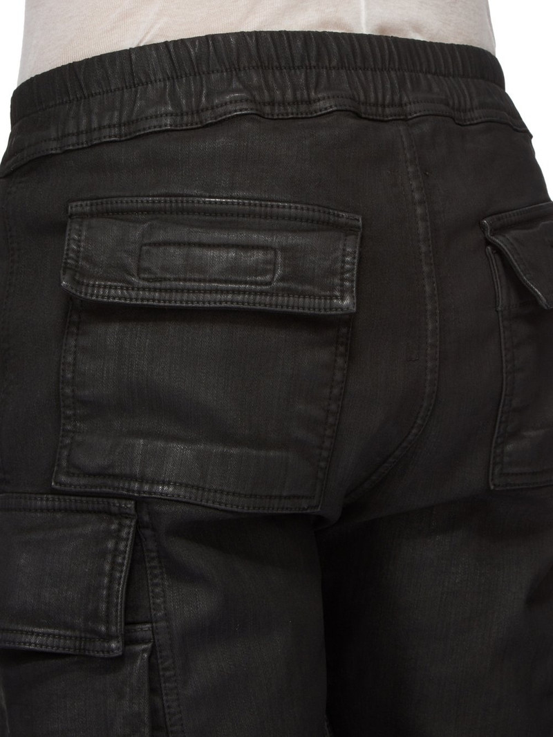 MASTODON CUT IN BLACK WAX STRETCH DENIM 5