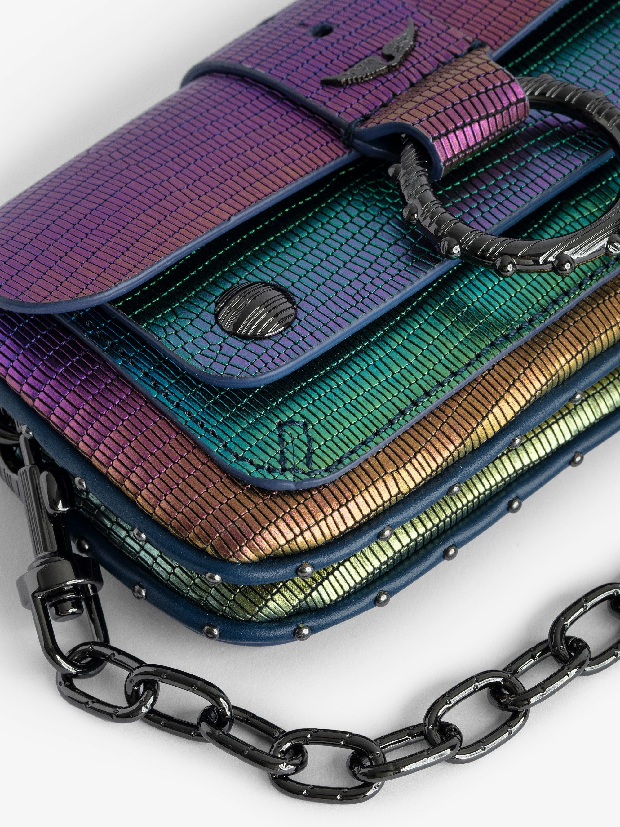 Kate Wallet Embossed Metallic Bag - 4