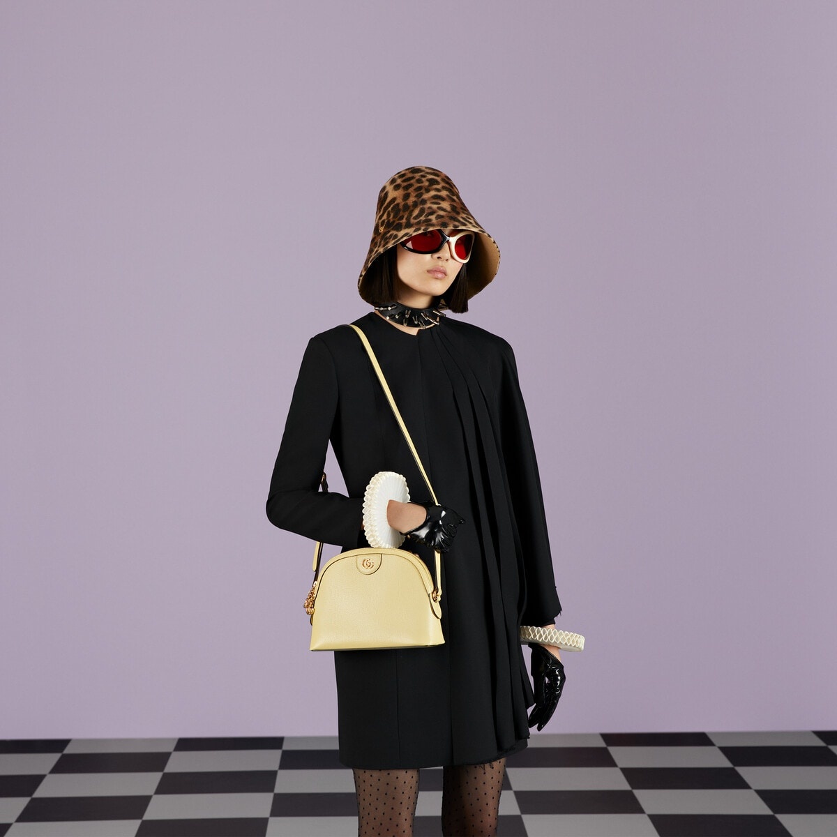 Ophidia small shoulder bag with Double G - 3