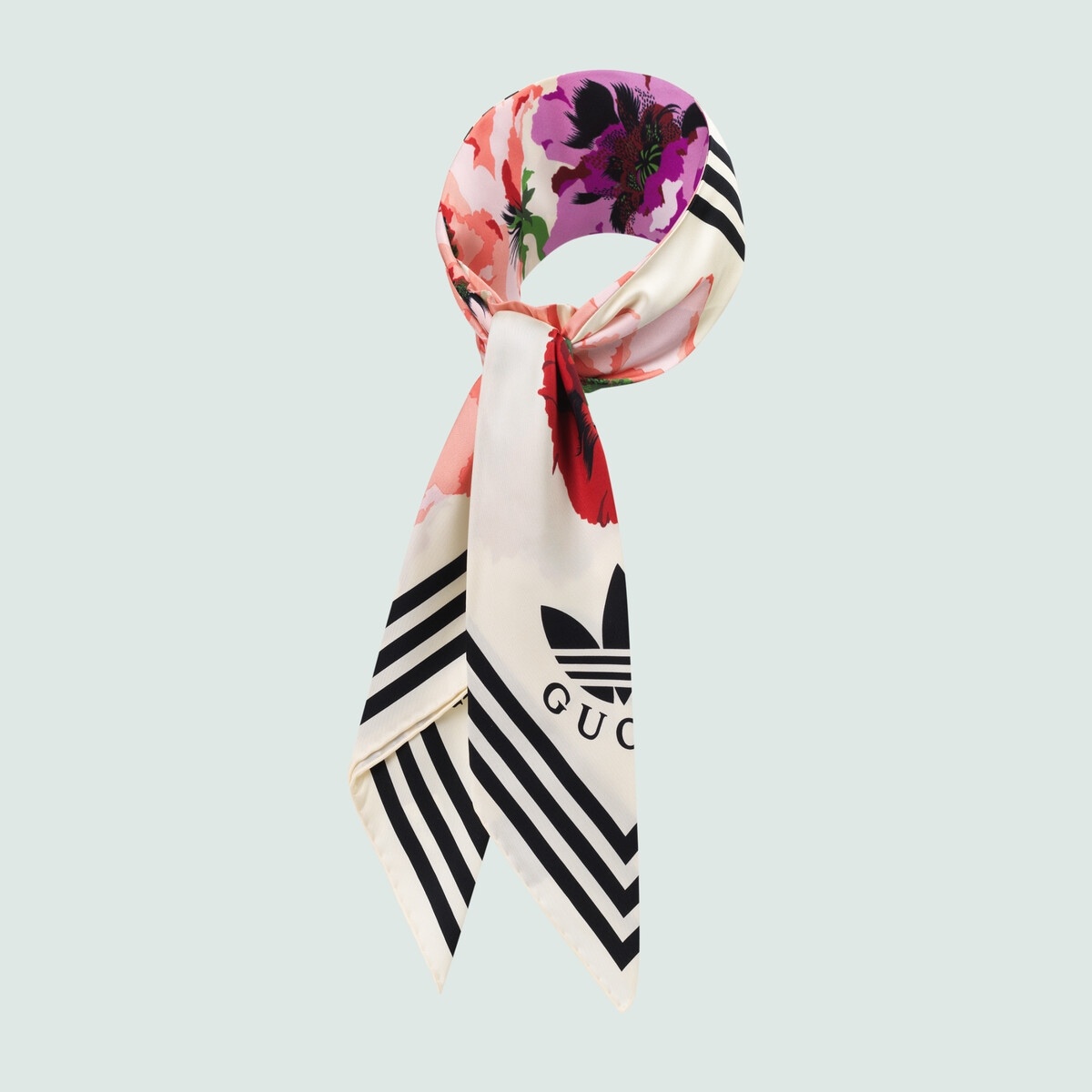 adidas x Gucci silk head scarf - 4