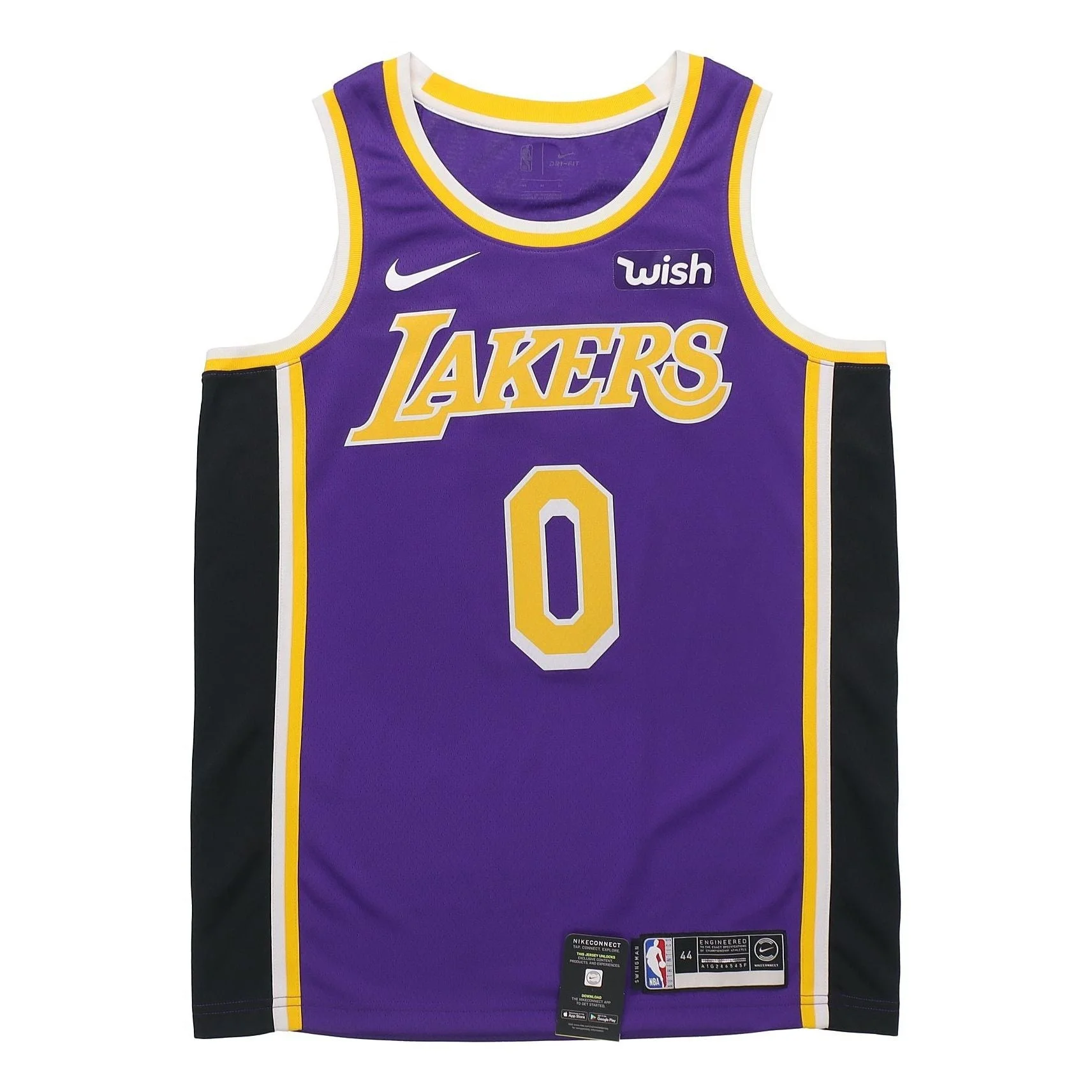 Nike NBA Basketball Sports Jersey limited SW Fan Edition Los Angeles Lakers Kuzma 0 Purple AA7097-51 - 1