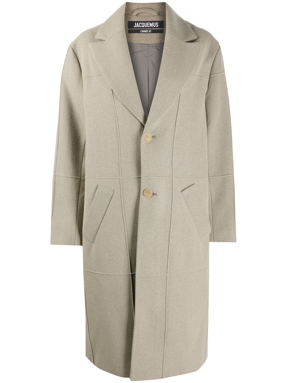 Carro single-breasted coat - 1