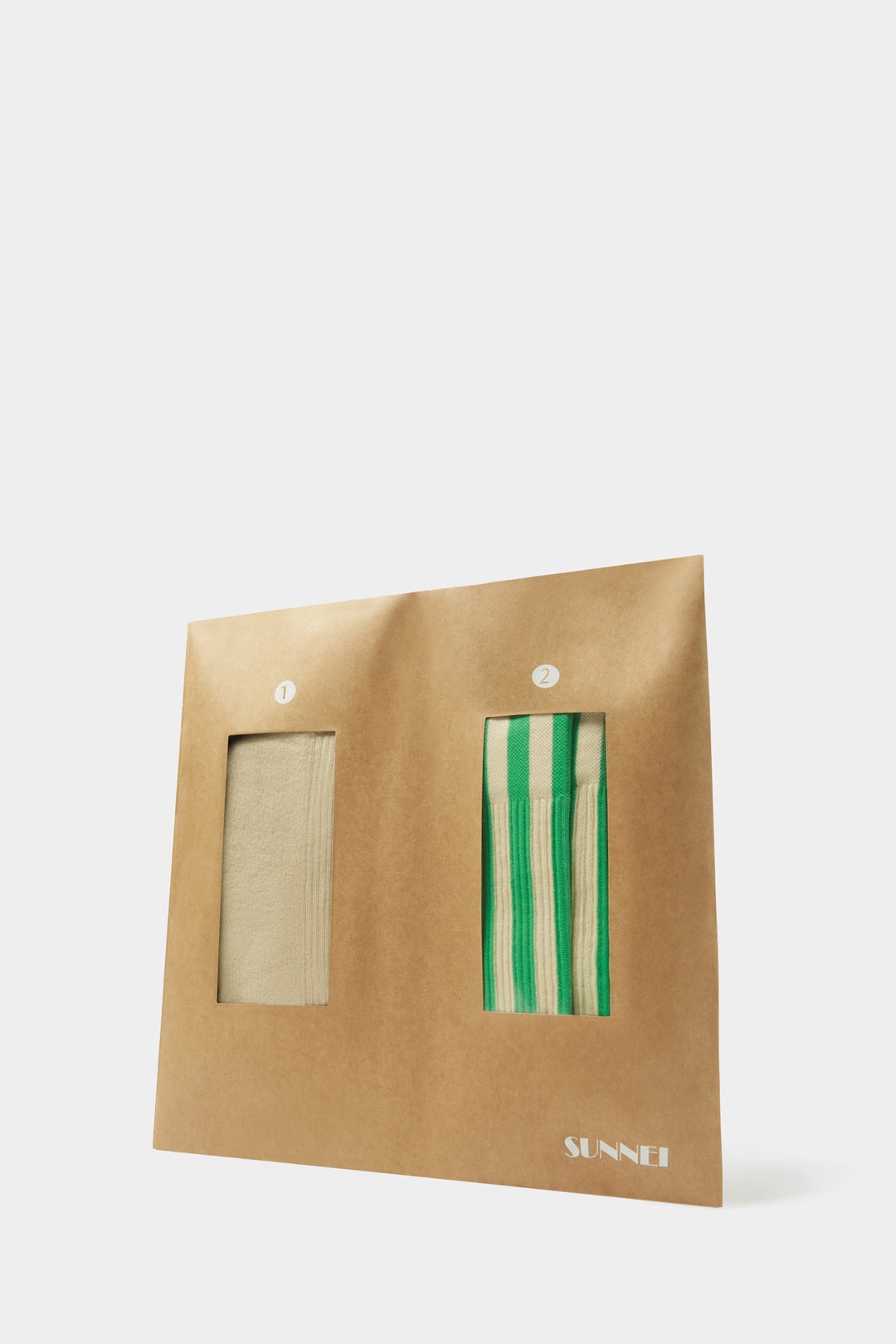 GREEN BI-PACK SOCKS - 5