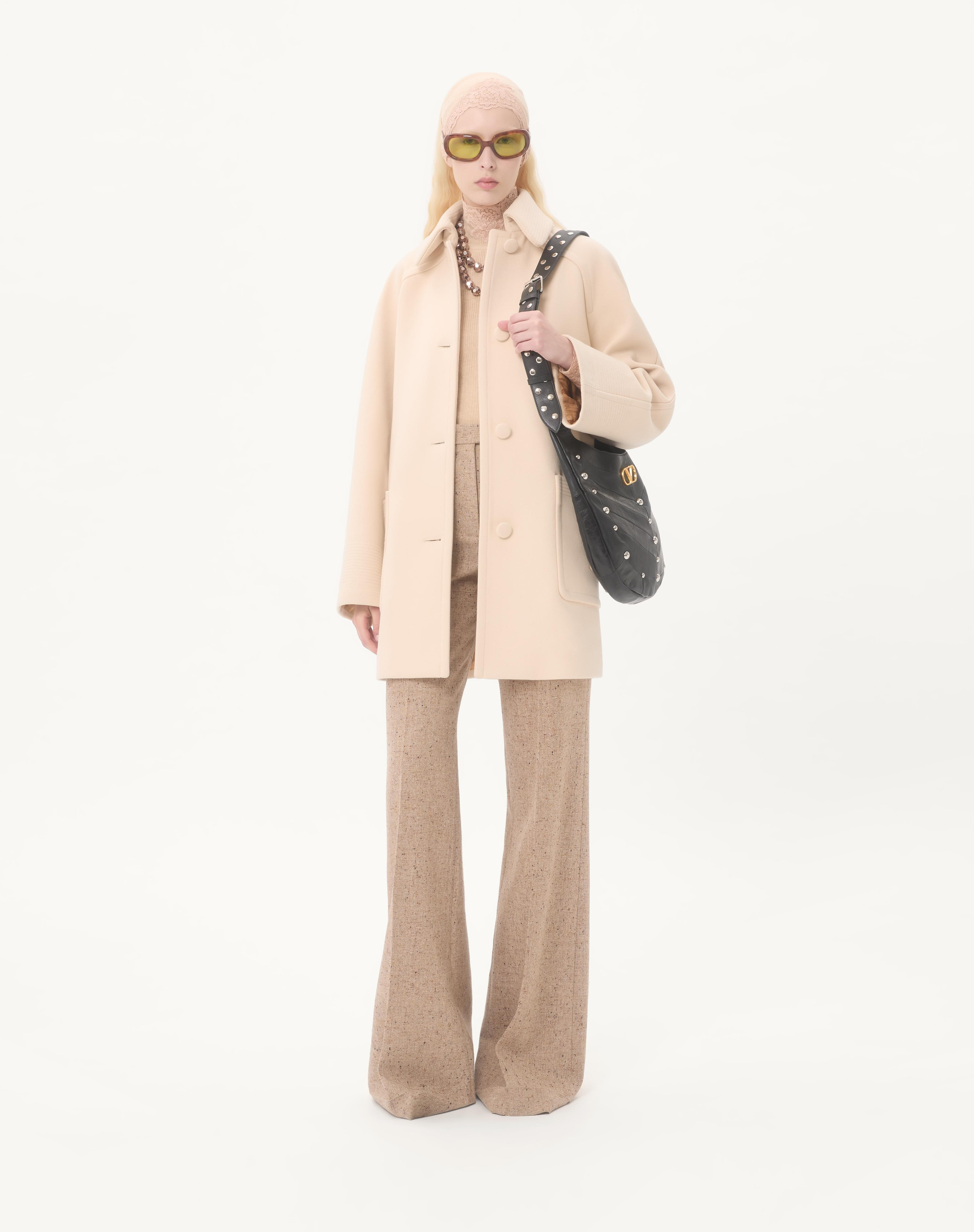 NATTÉ BUTTONED WEAVE PANTS - 2