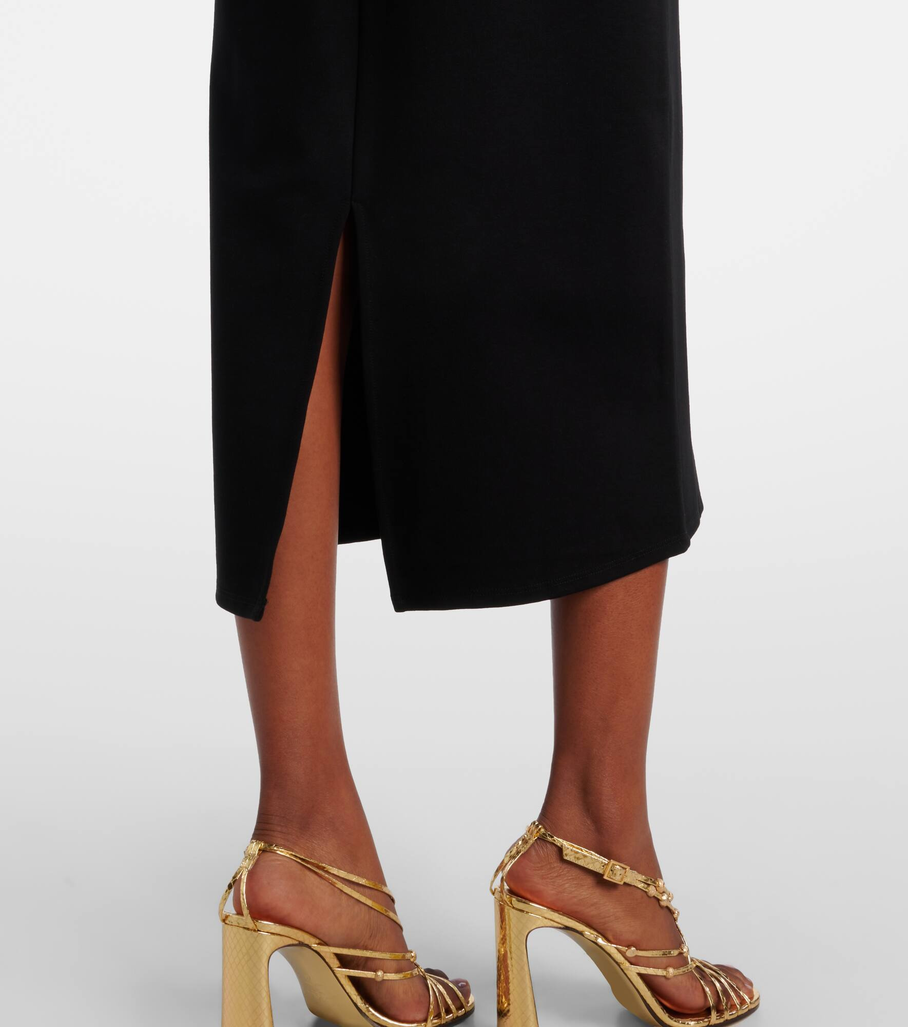 Brooke embellished strapless midi dress - 5