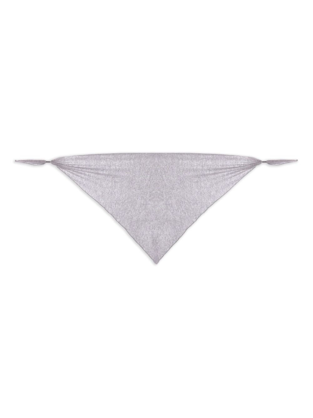 embellished-tie scarf - 1