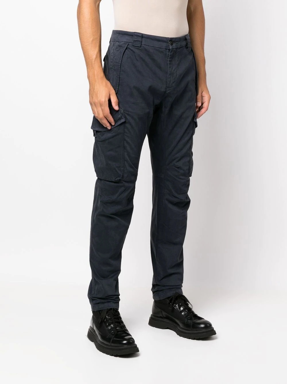 lens-embellished cargo trousers - 3