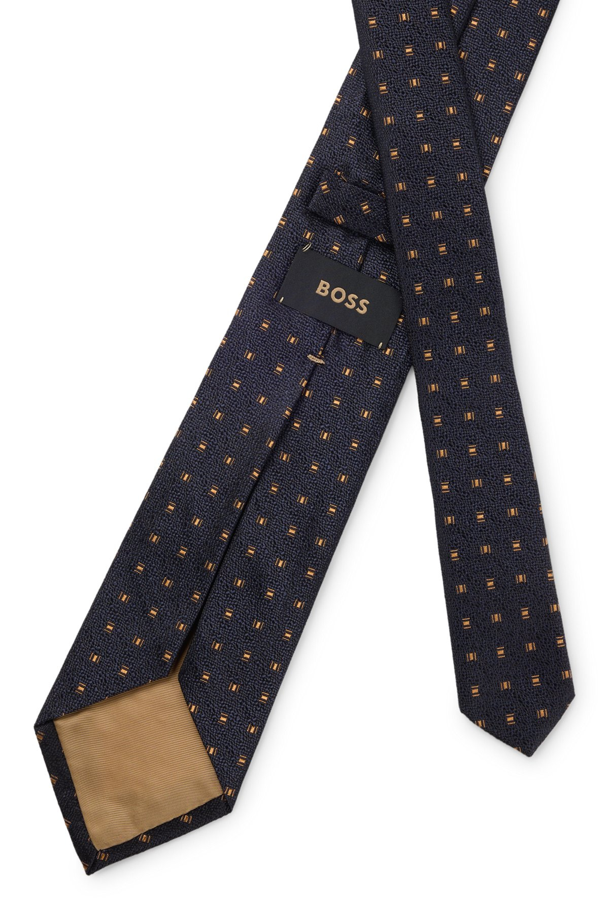 ITALIAN-MADE TIE IN PATTERNED SILK JACQUARD - 4