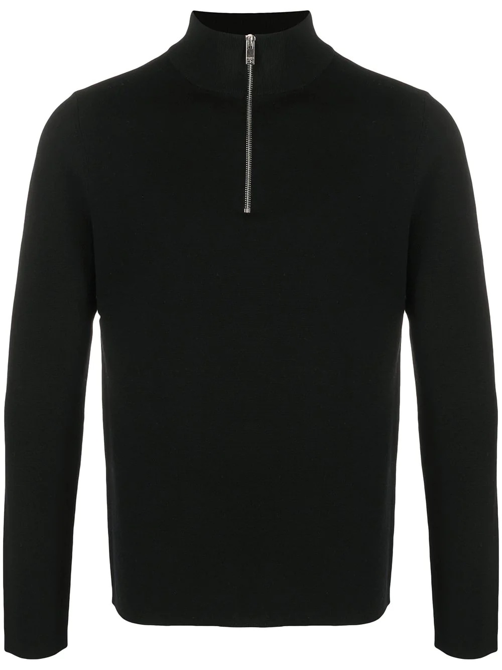 half-zip fitted jumper - 1