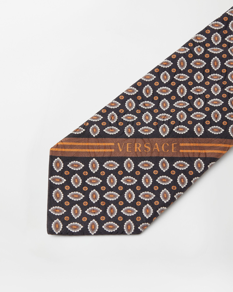 VERSACE Printed Jacquard Silk Tie outlook