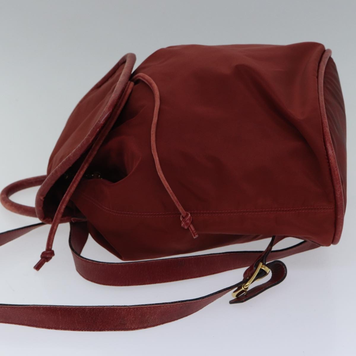 CELINE Backpack Nylon Red Gold - 5