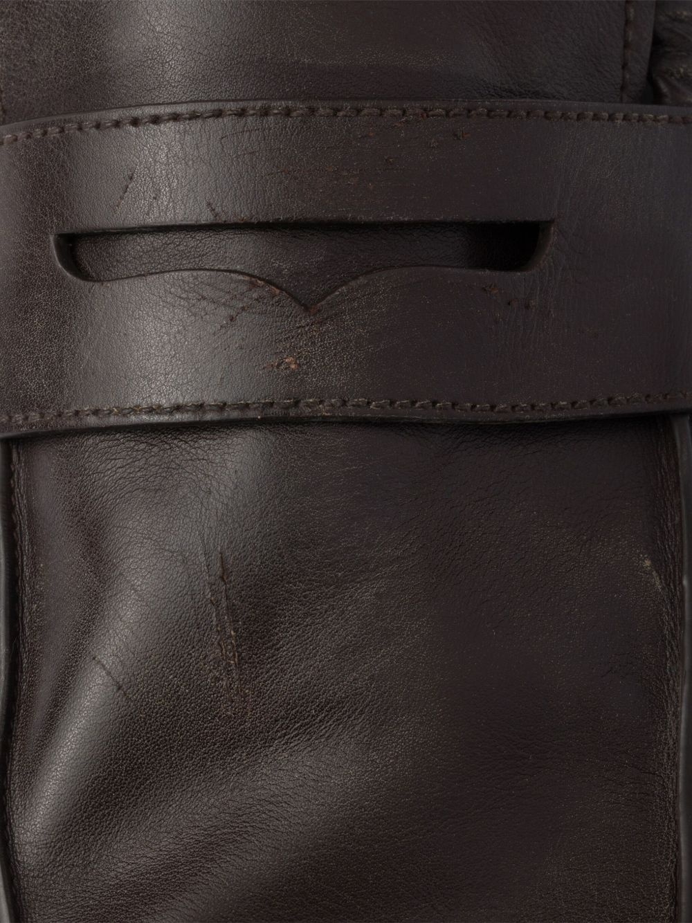 Shuffle leather loafers - 5