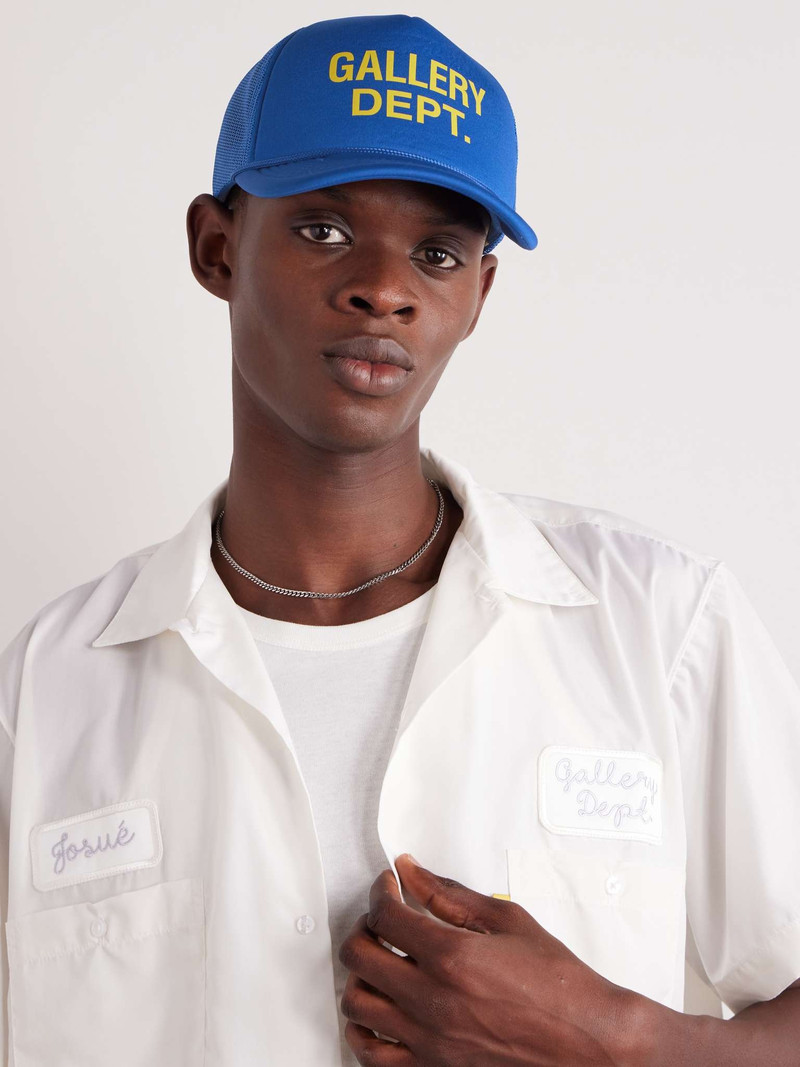 GALLERY DEPT. Logo-Print Canvas and Mesh Trucker Cap outlook