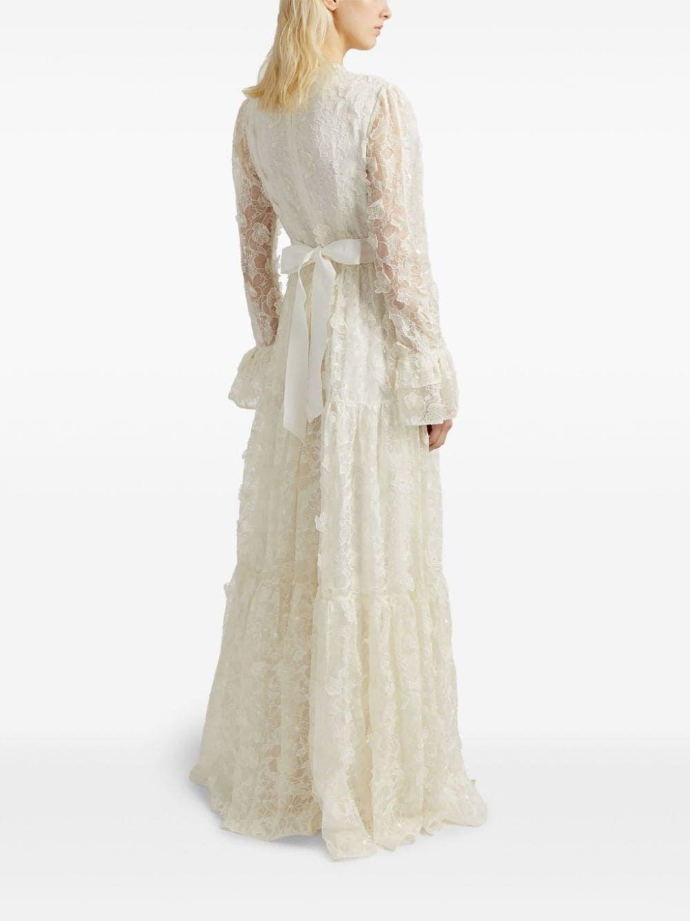 Alvaro floral-cutwork silk-organza gown - 3