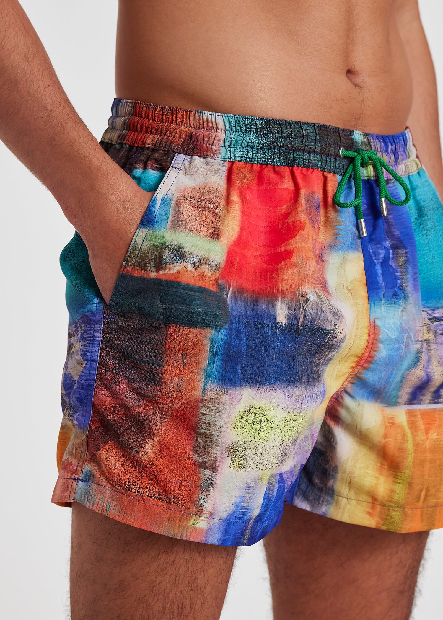 Abstract Swim Shorts - 7