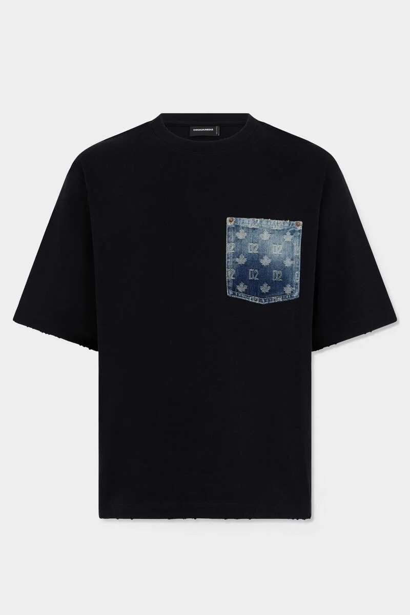 D2 MONOGRAM LOOSE FIT T-SHIRT - 1