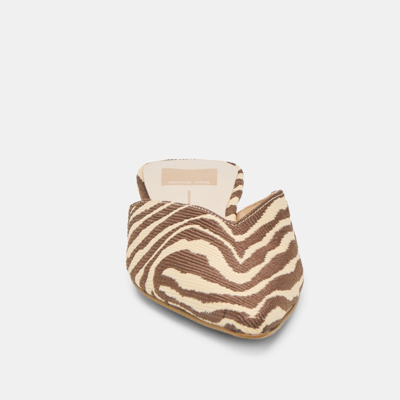 ELM FLATS BEIGE ZEBRA RAFFIA 8