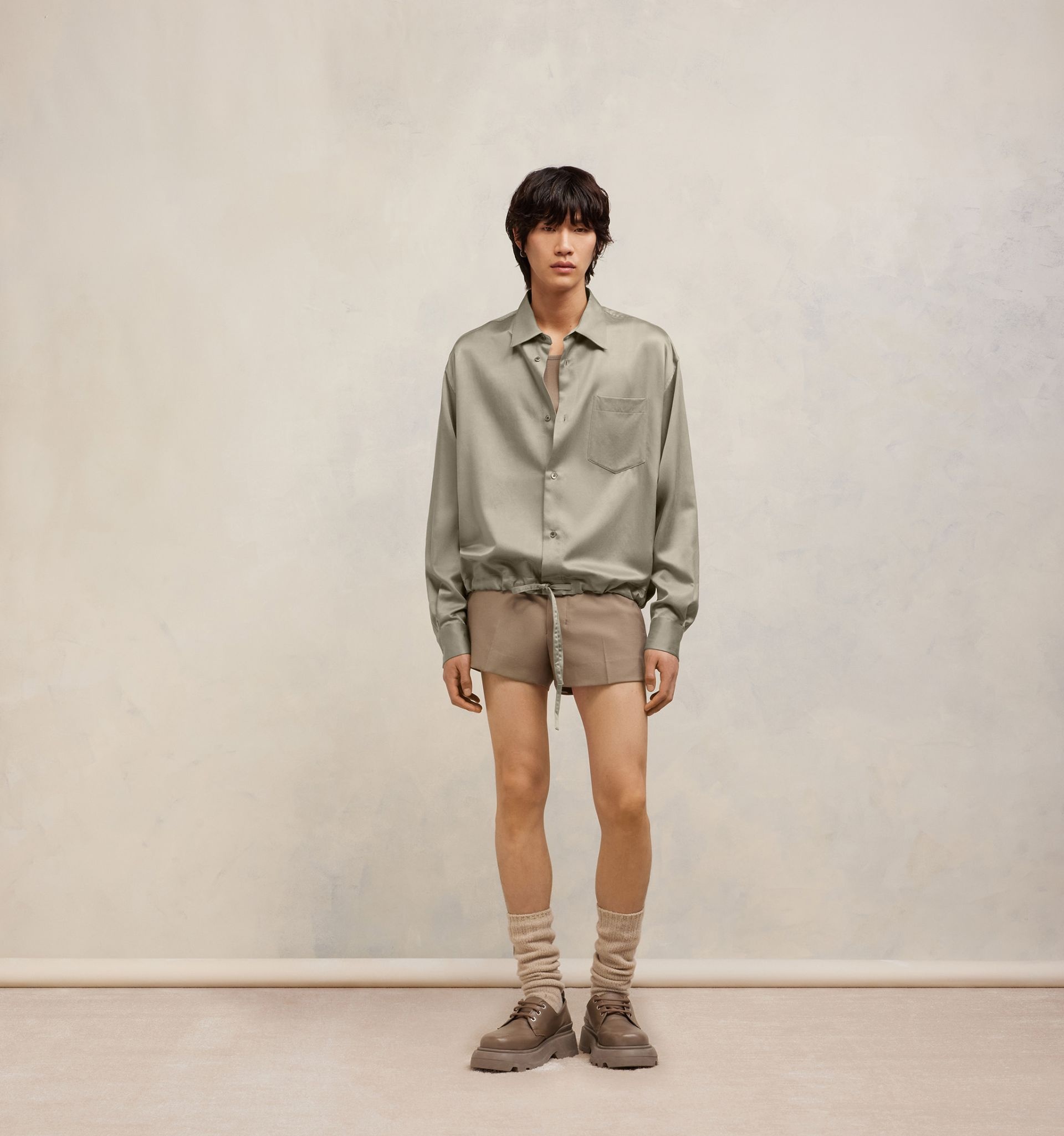 Ami De Coeur Waist Shirt With Drawstring - 3