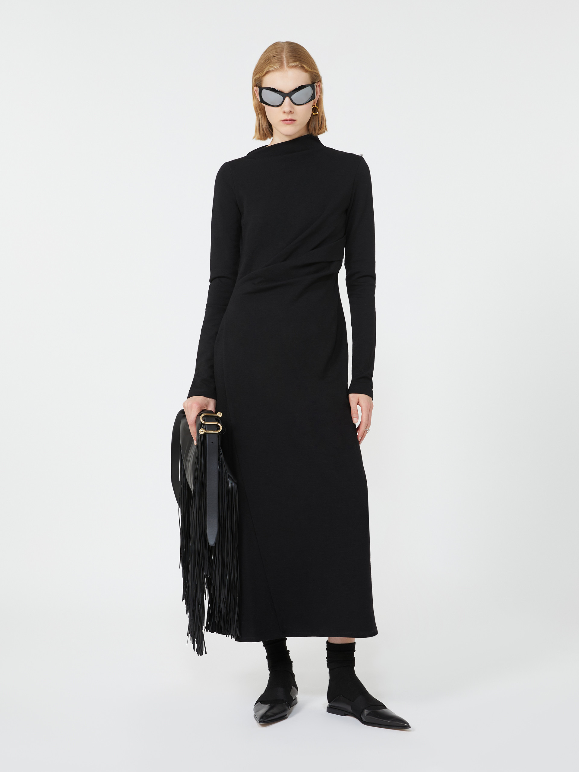 EDILE Long jersey dress - 2