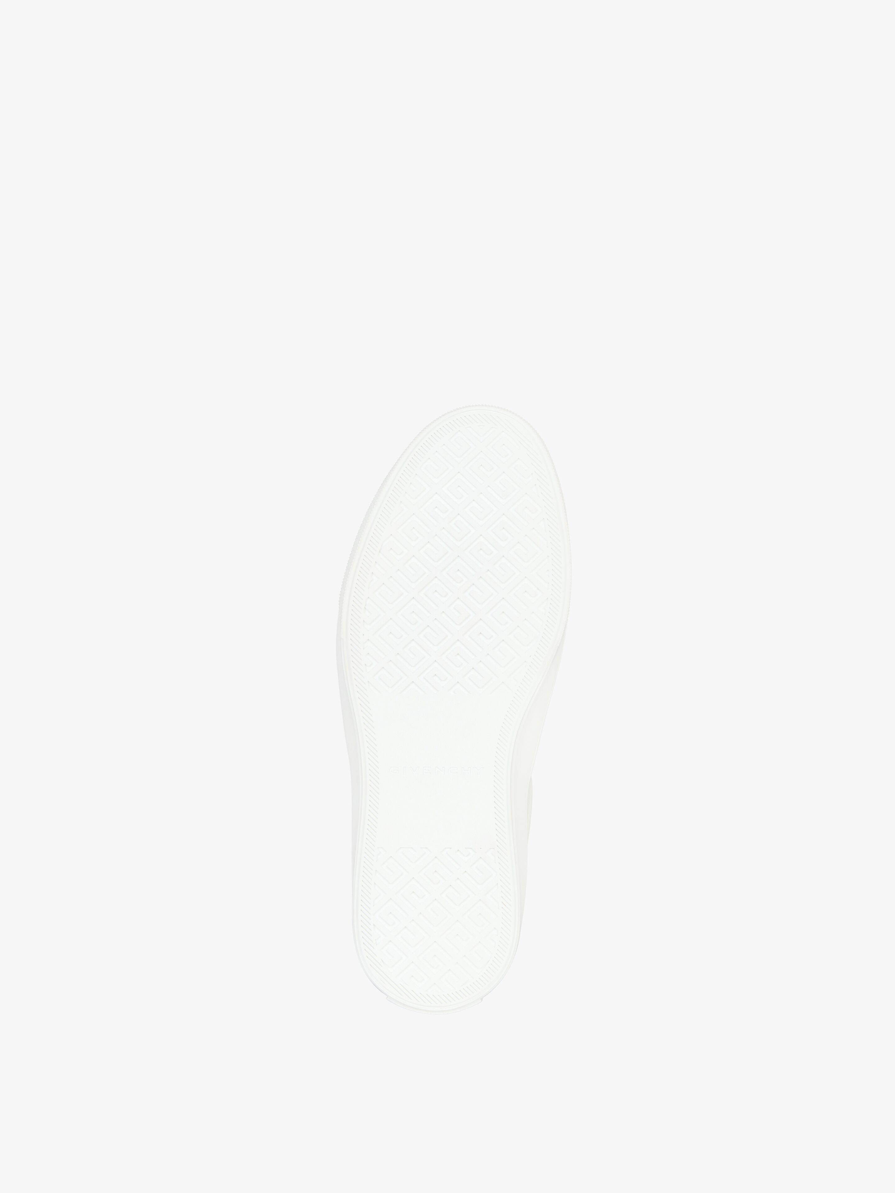 CITY SPORT SNEAKERS IN LEATHER WITH STRASS STRAP - 5