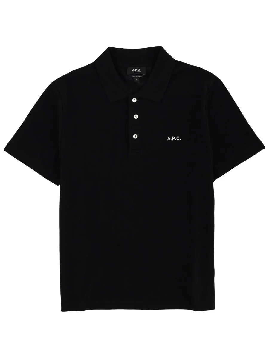 STANDARD COTTON POLO SHIRT WITH LOGO - 1