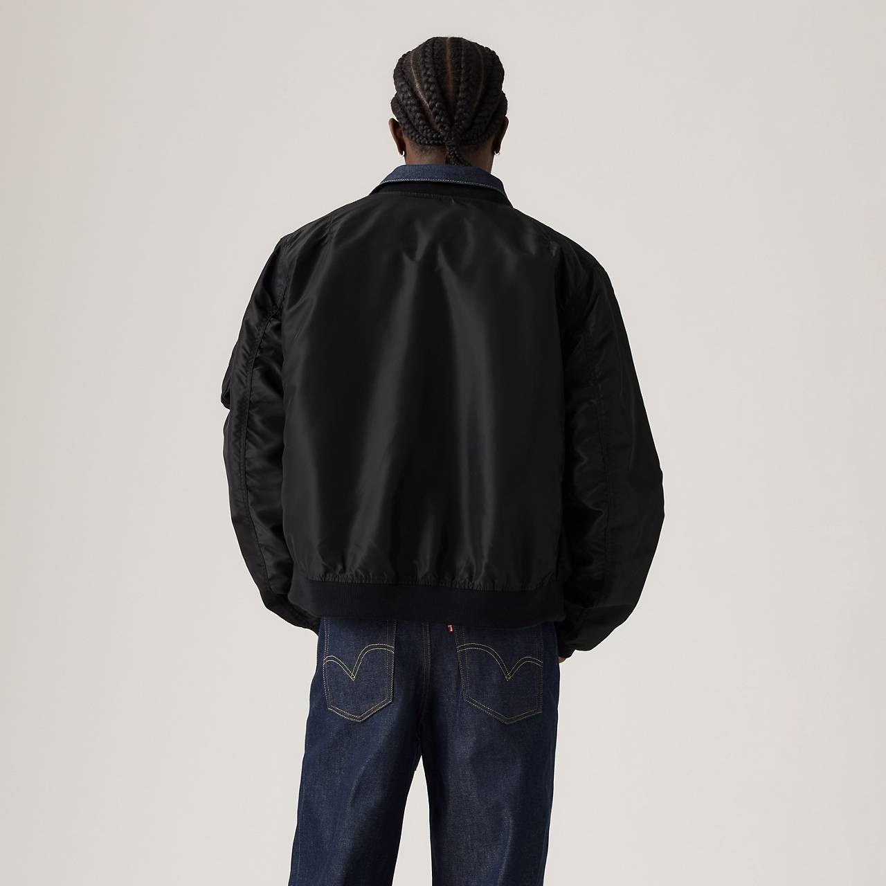 LEVI’S® X SACAI MEN’S DENIM X NYLON TWILL REVERSIBLE BLOUSON - 5
