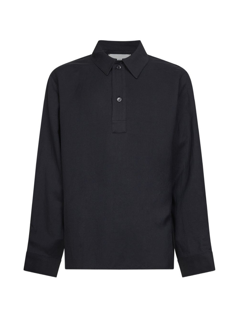 long-sleeved polo shirt 1