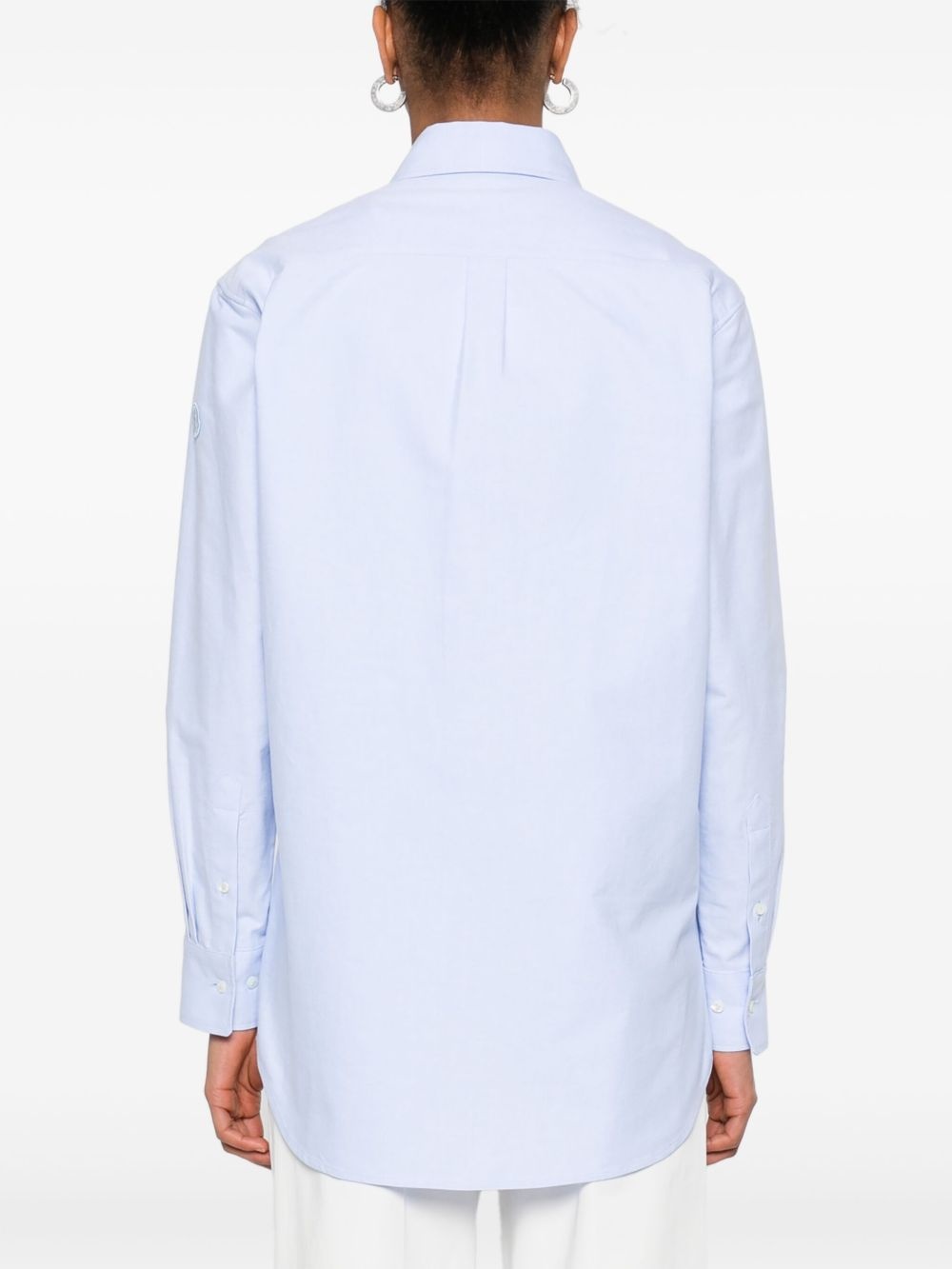 logo-patch shirt - 4