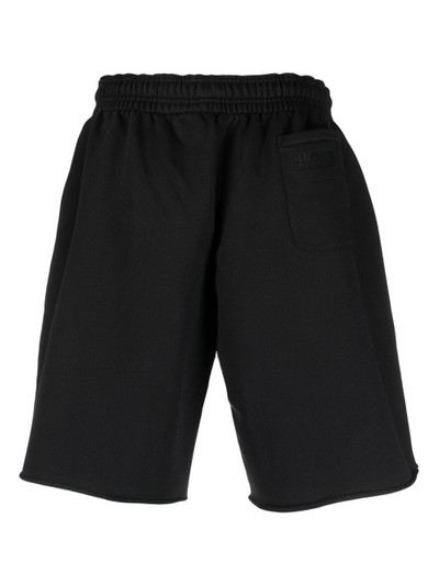 VETEMENTS logo-print elasticated-waist shorts outlook