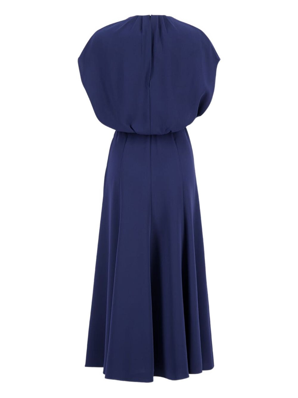 cady pleated cape midi dress - 2