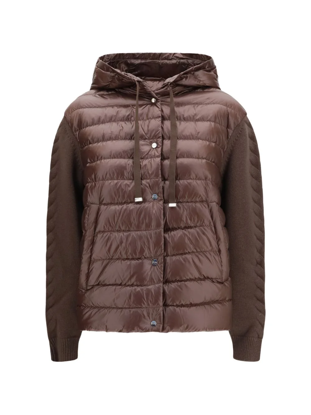 quilted panelled jacket - 1