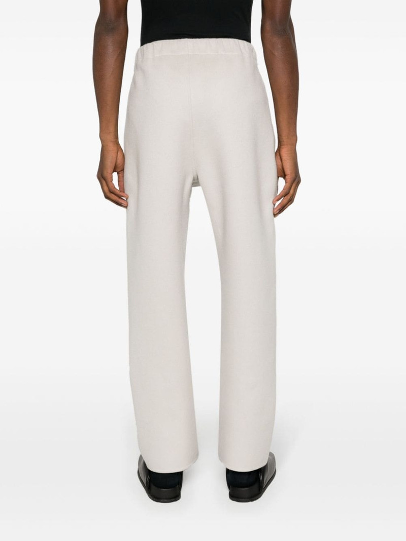 logo-appliquÃ© straight leg pants 5