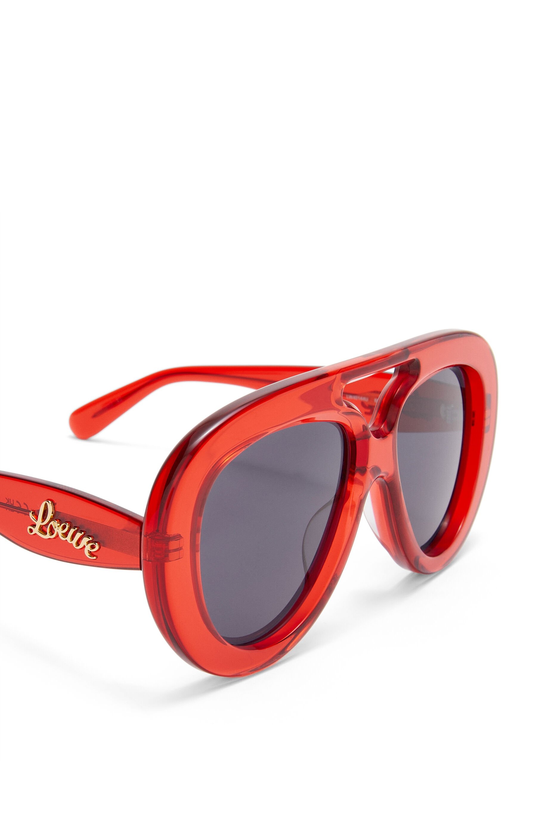 Round Spoiler Aviator sunglasses - 4