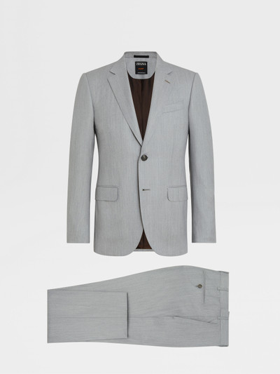 ZEGNA LIGHT GREY CENTOVENTIMILA WOOL SUIT outlook