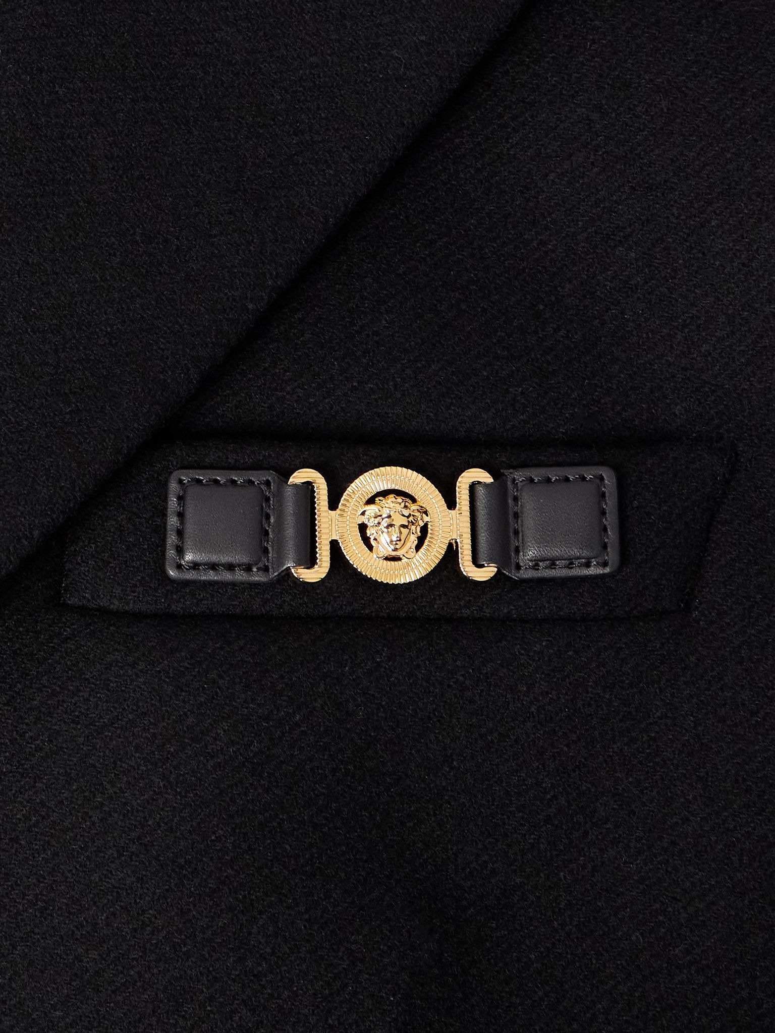Virgin Wool Overcoat Black - 6
