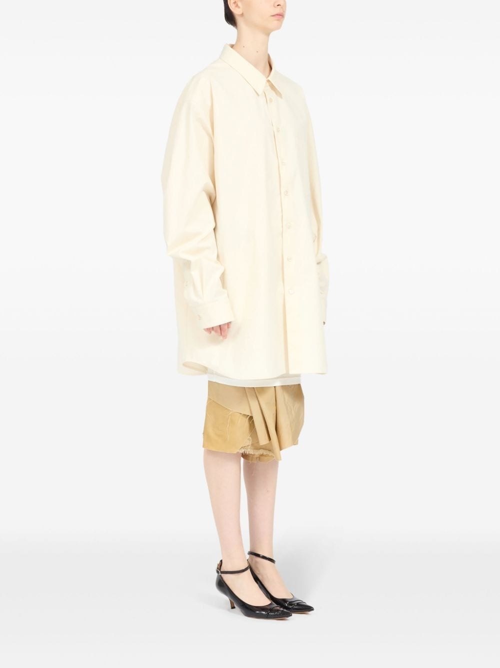 oversized cotton shirt - 3