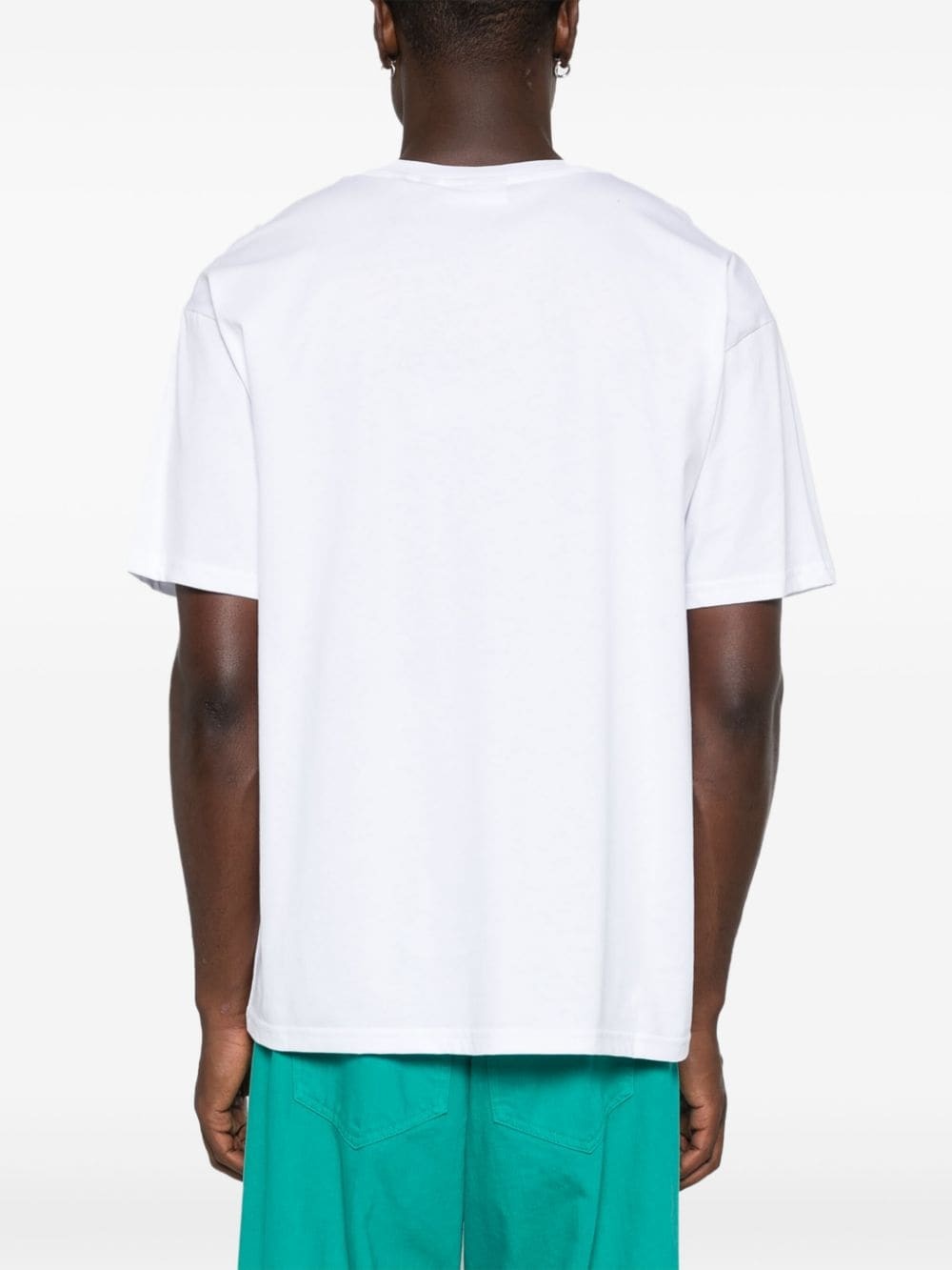 embroidered-motif T-shirt - 4