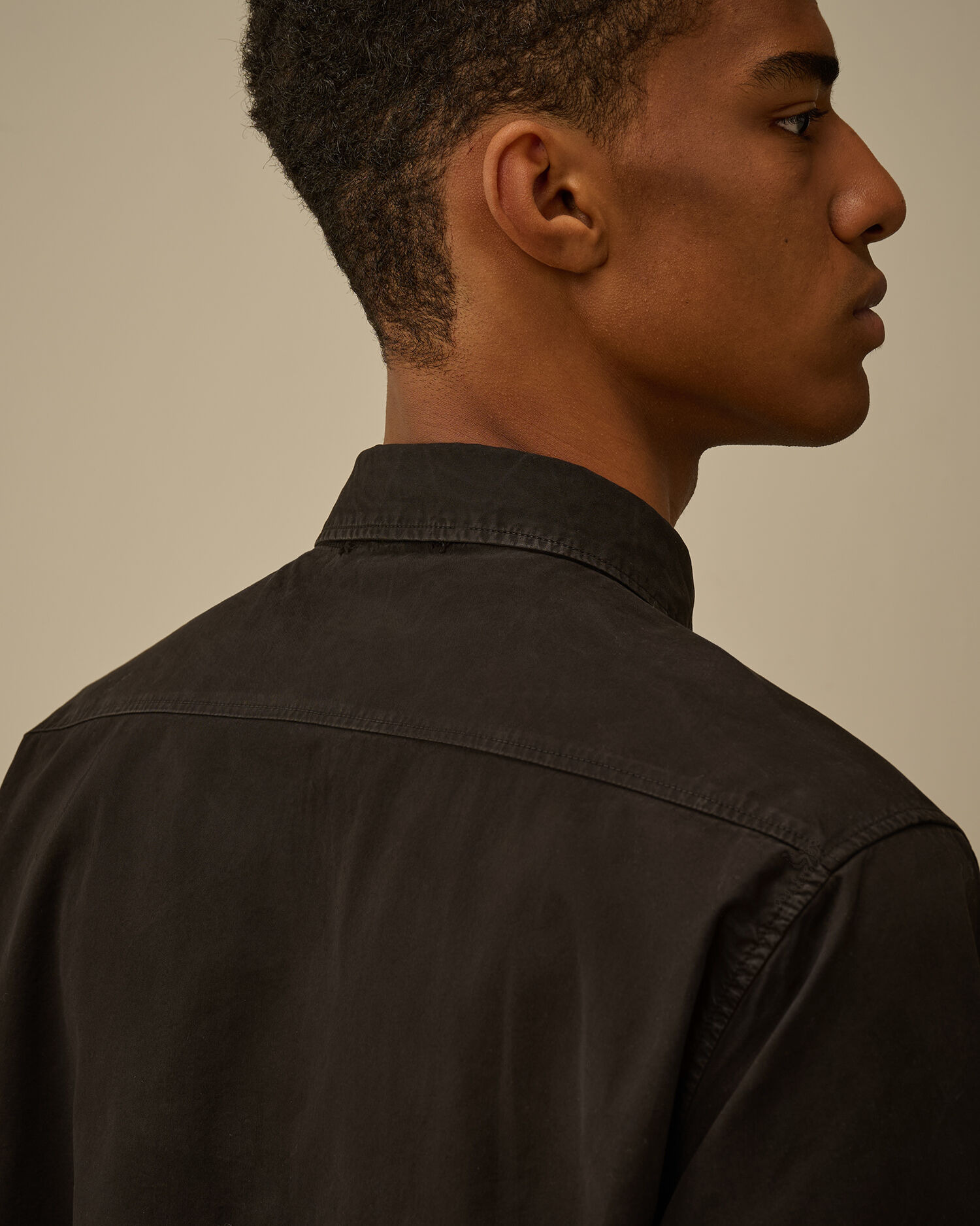 Organic Gabardine Longsleeve Button Shirt - 6