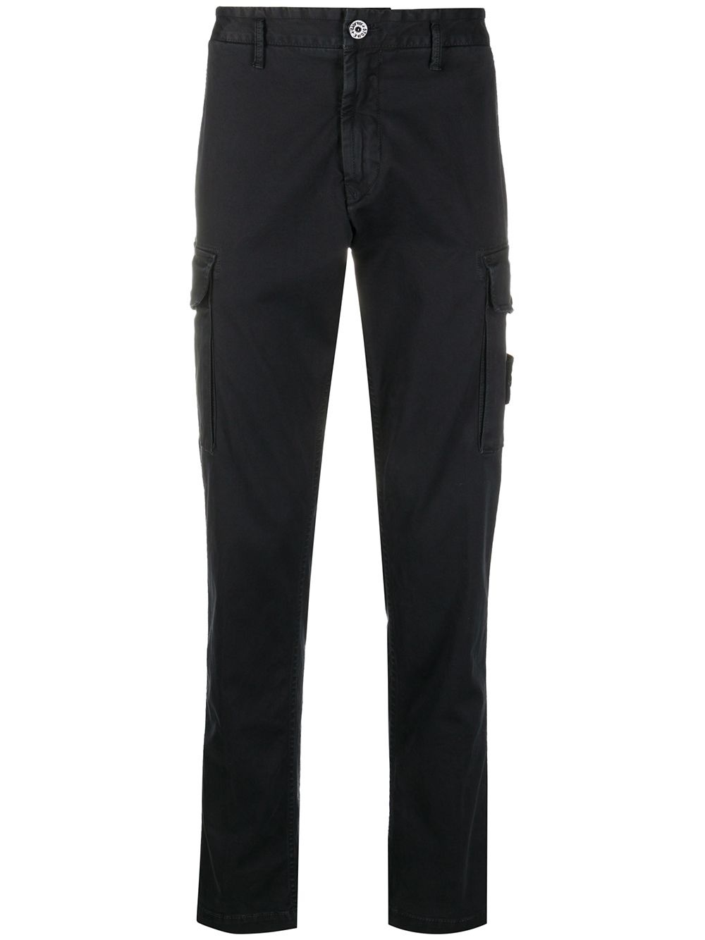 straight leg cargo trousers - 1