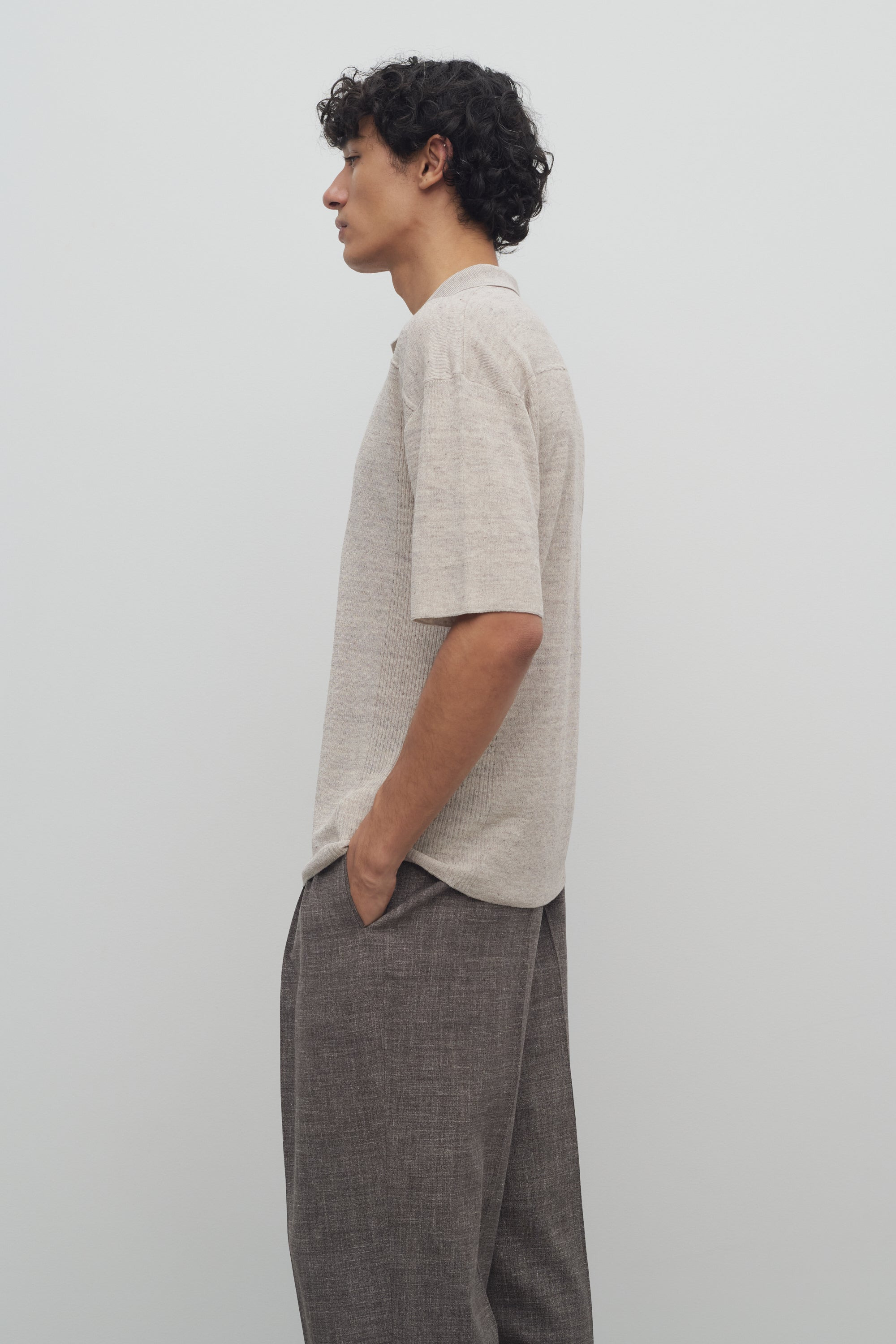 Reggie Top in Cotton and Linen - 4
