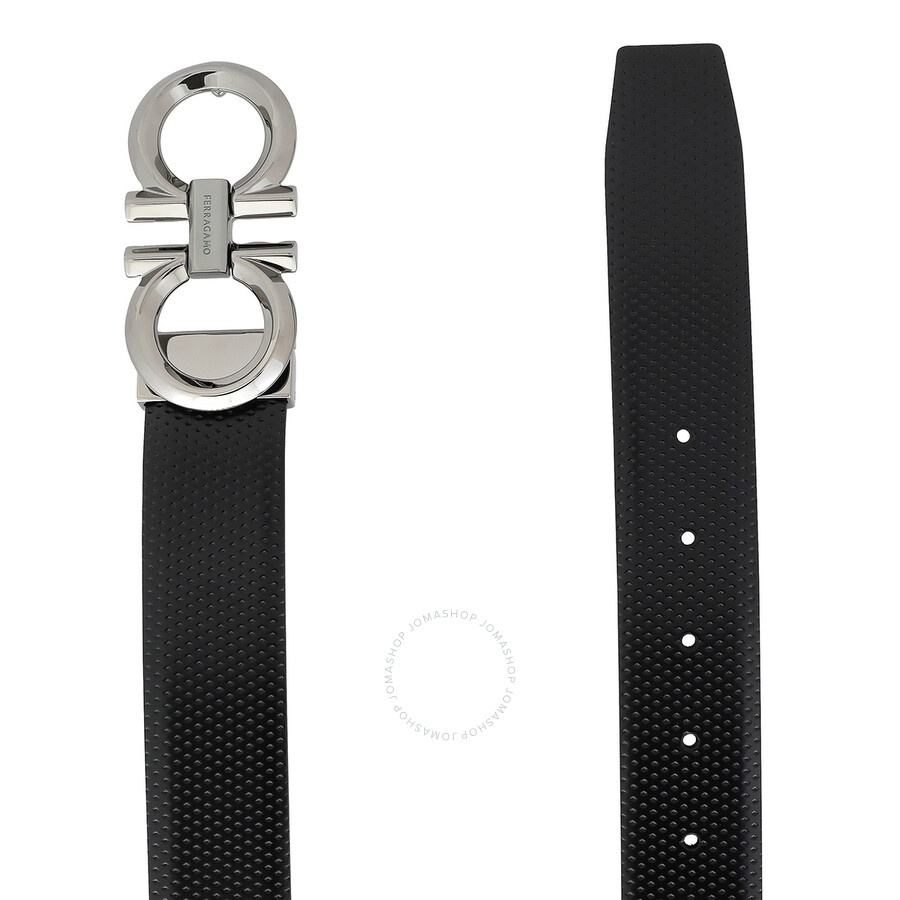 Ferragamo Reversible Leather Gancini Belt - 3