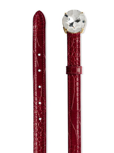 Miu Miu embellished buckle belt outlook