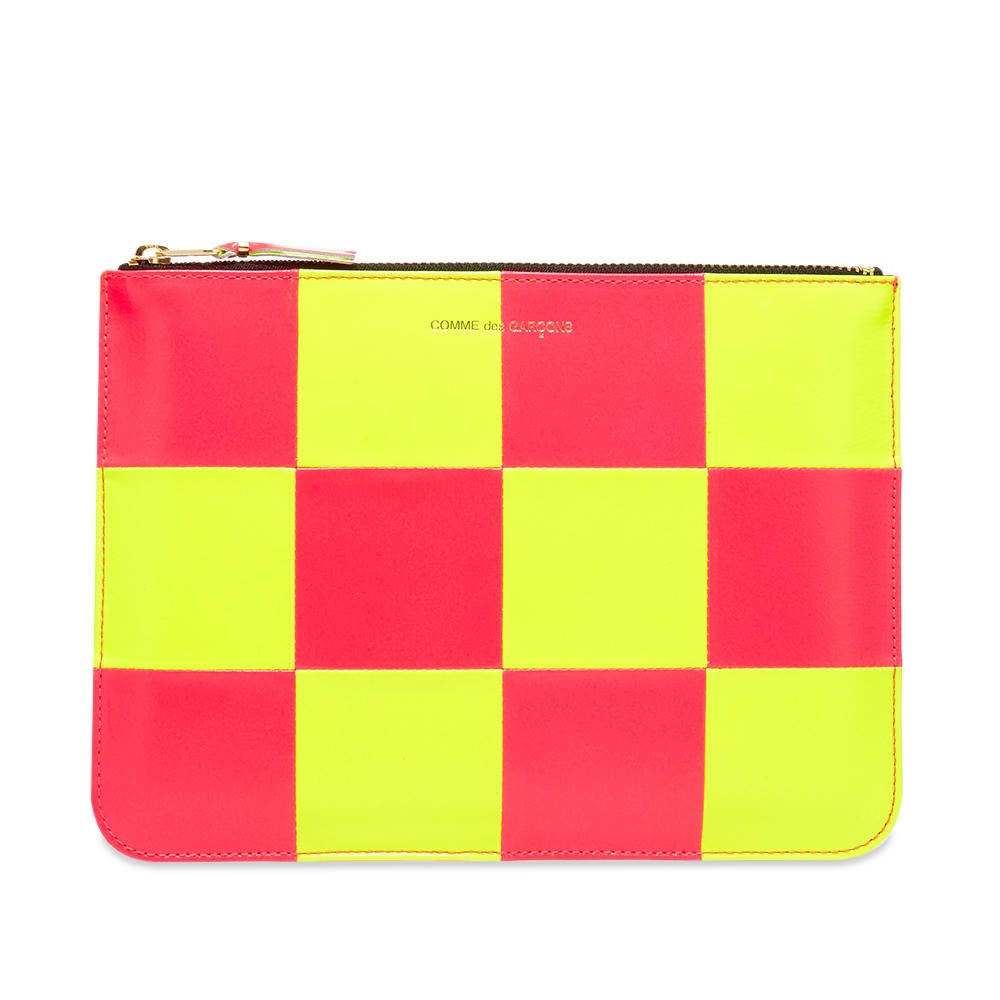 Comme des Garcons Sa5100Fs Fluo Squares Zip Wallet - 1