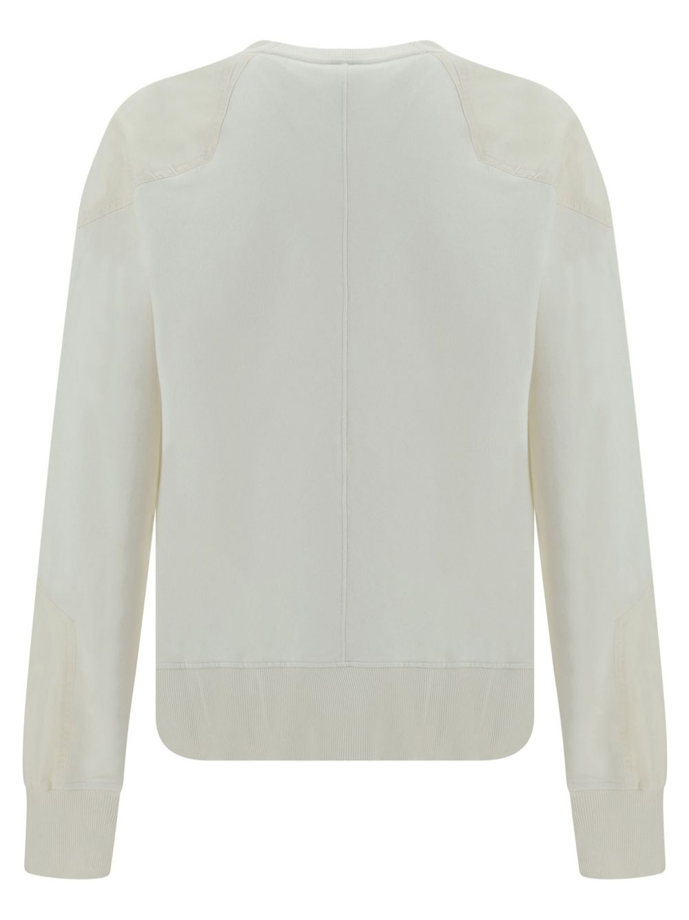 panel-detailing cotton sweatshirt - 2