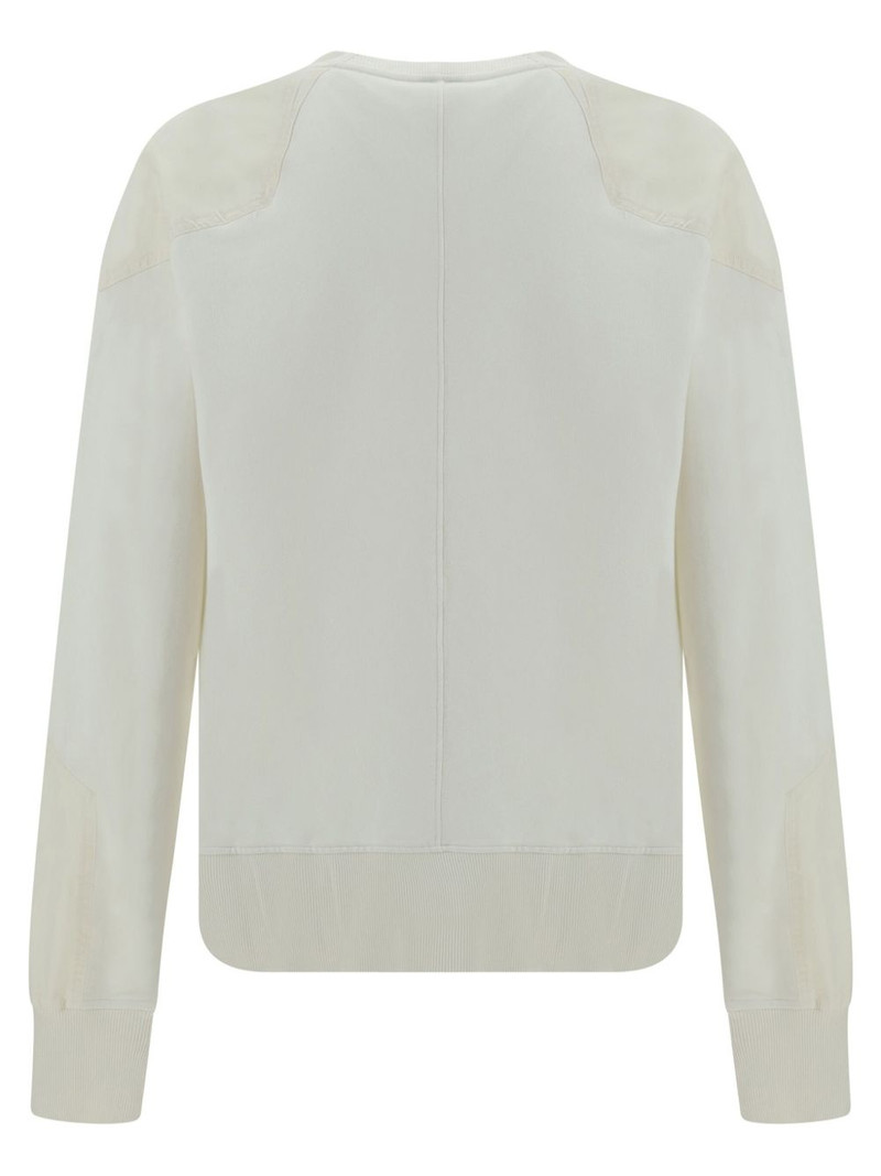 thom/krom panel-detailing cotton sweatshirt outlook