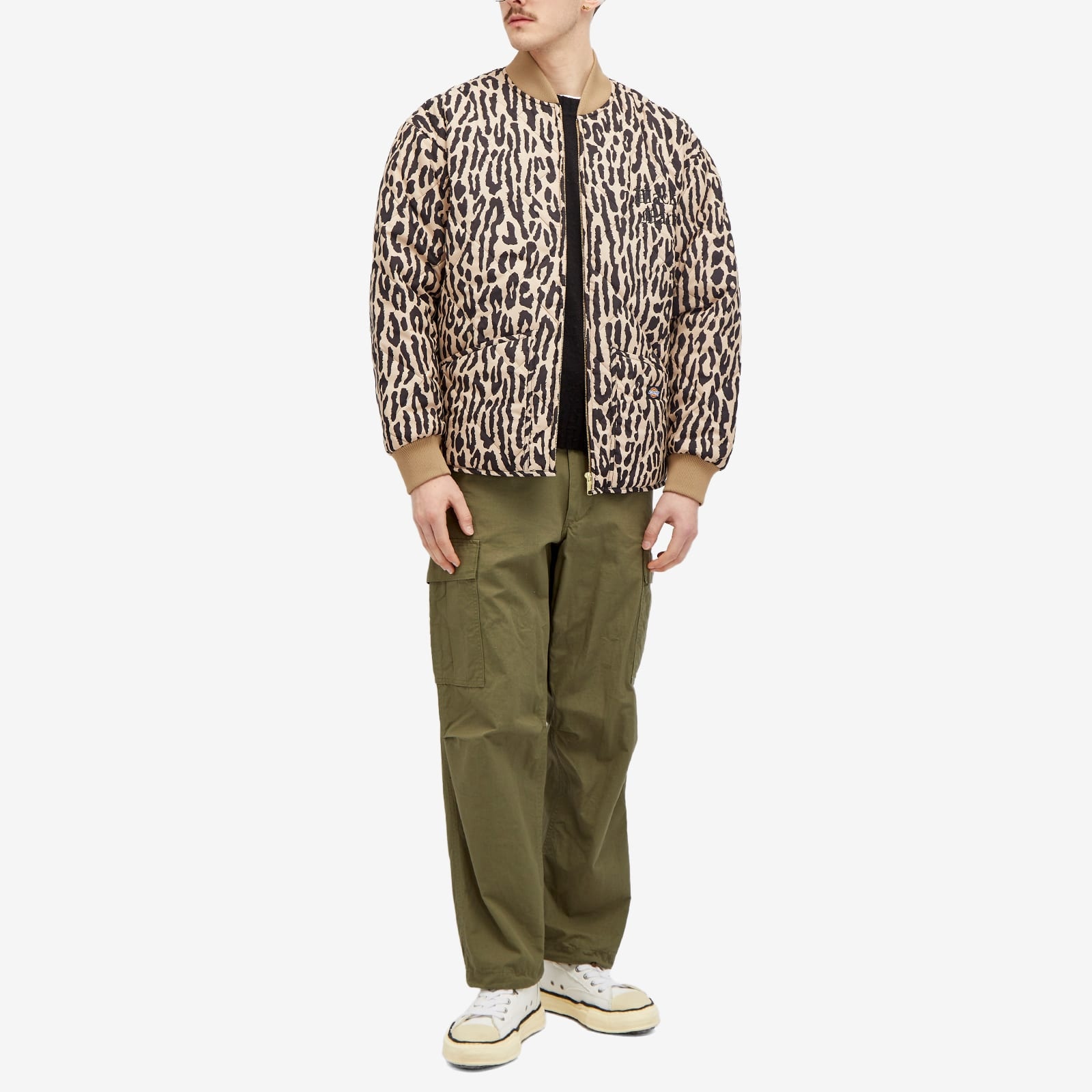 Wacko Maria Dickies Leopard Quilted Jacket - 4