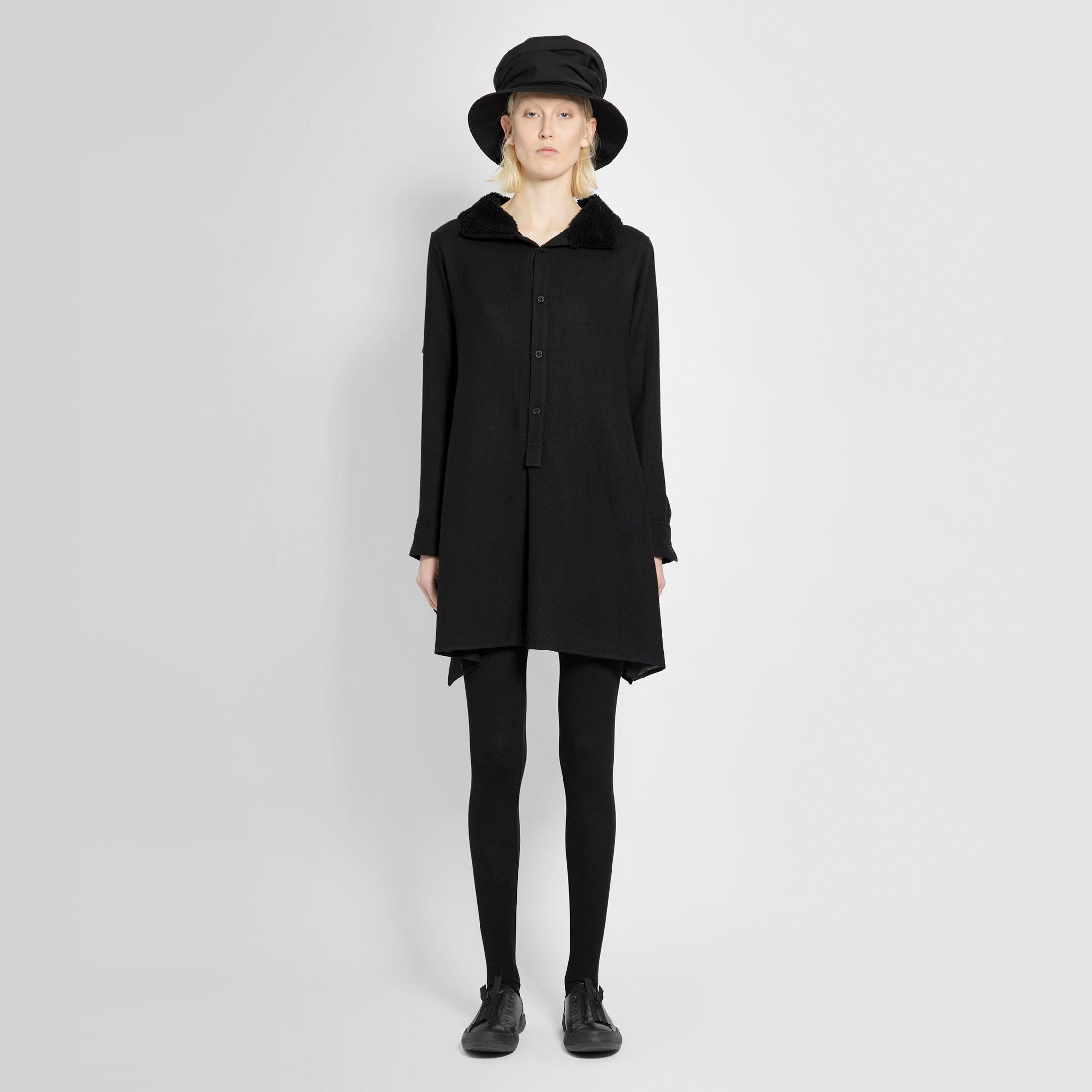 YOHJI YAMAMOTO WOMAN BLACK DRESSES - 6