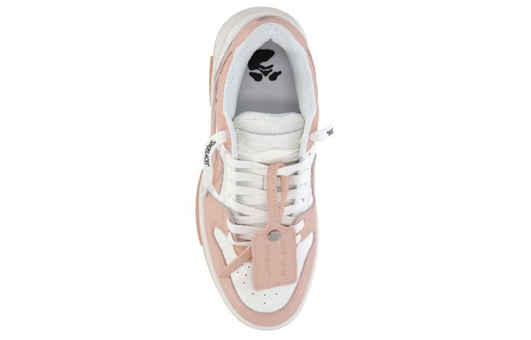 (WMNS) Off-White Out Of Office Low-Top Sneaker 'Tan White' OWIA259S23LEA0013401 - 4