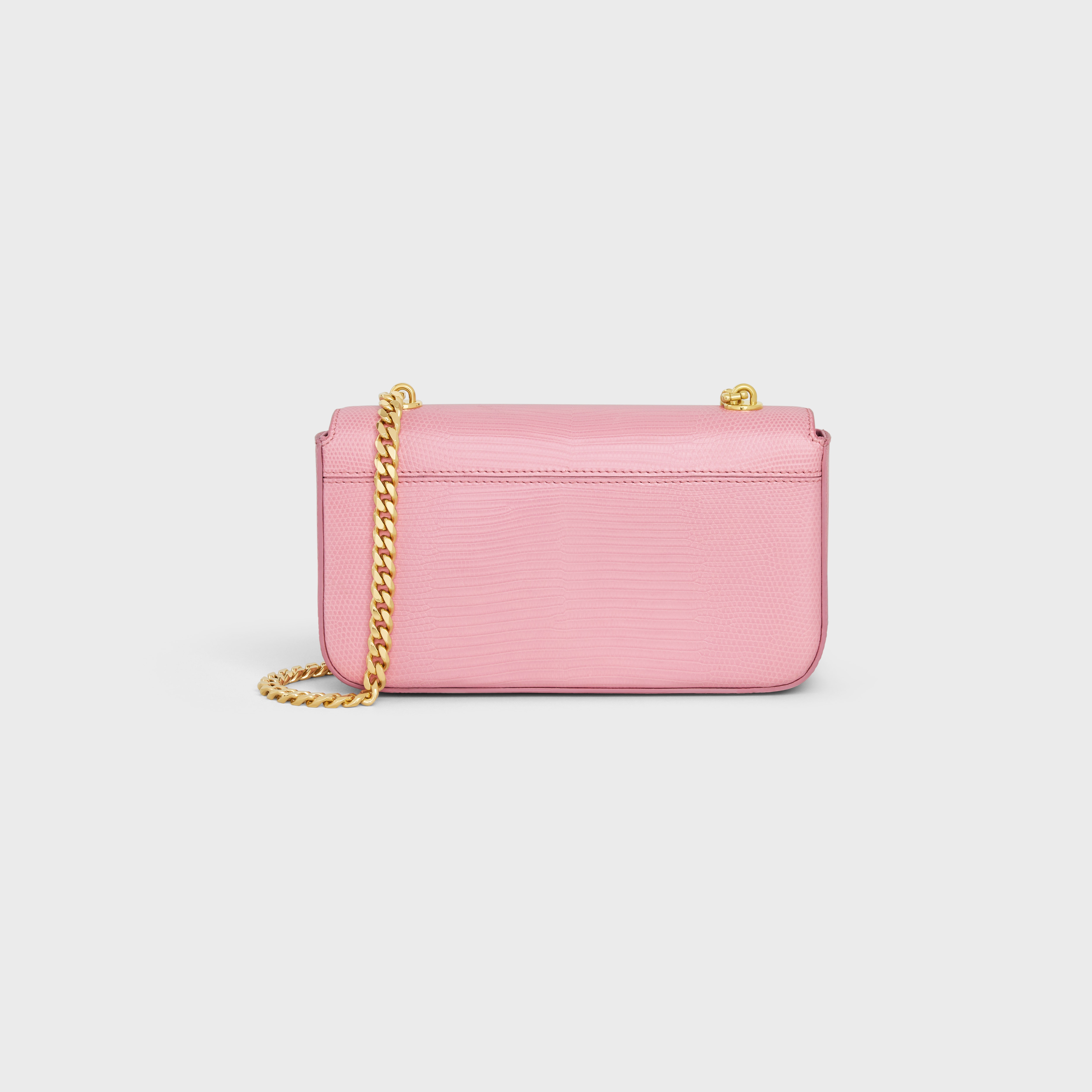 CHAIN SHOULDER BAG CLAUDE in lizard - 3